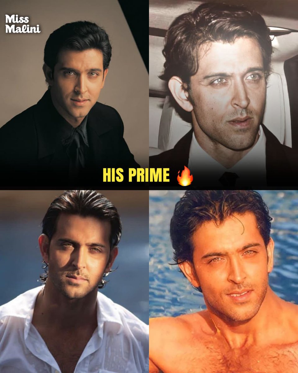 MissMalini's tweet image. The Greek God, then and now. 🔥 Hrithik Roshan is unmatched!

#missmalini #HrithikRoshan