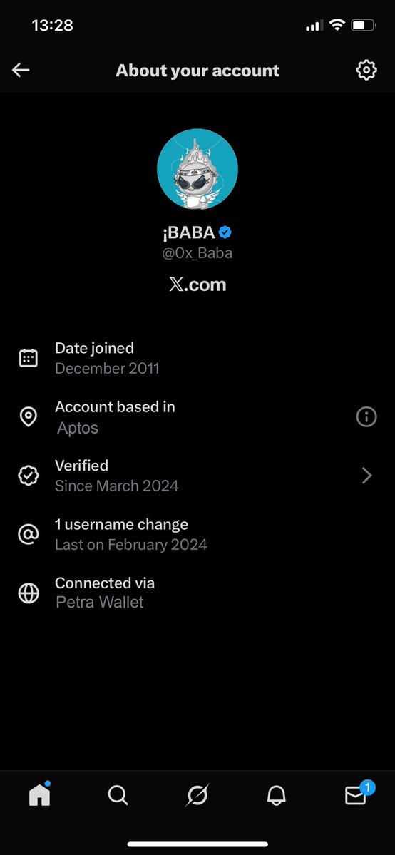 Cool new feature from <a href="/elonmusk/">Elon Musk</a> 

Based in <a href="/Aptos/">Aptos</a> 

Connected via <a href="/PetraWallet/">Petra</a> 😎