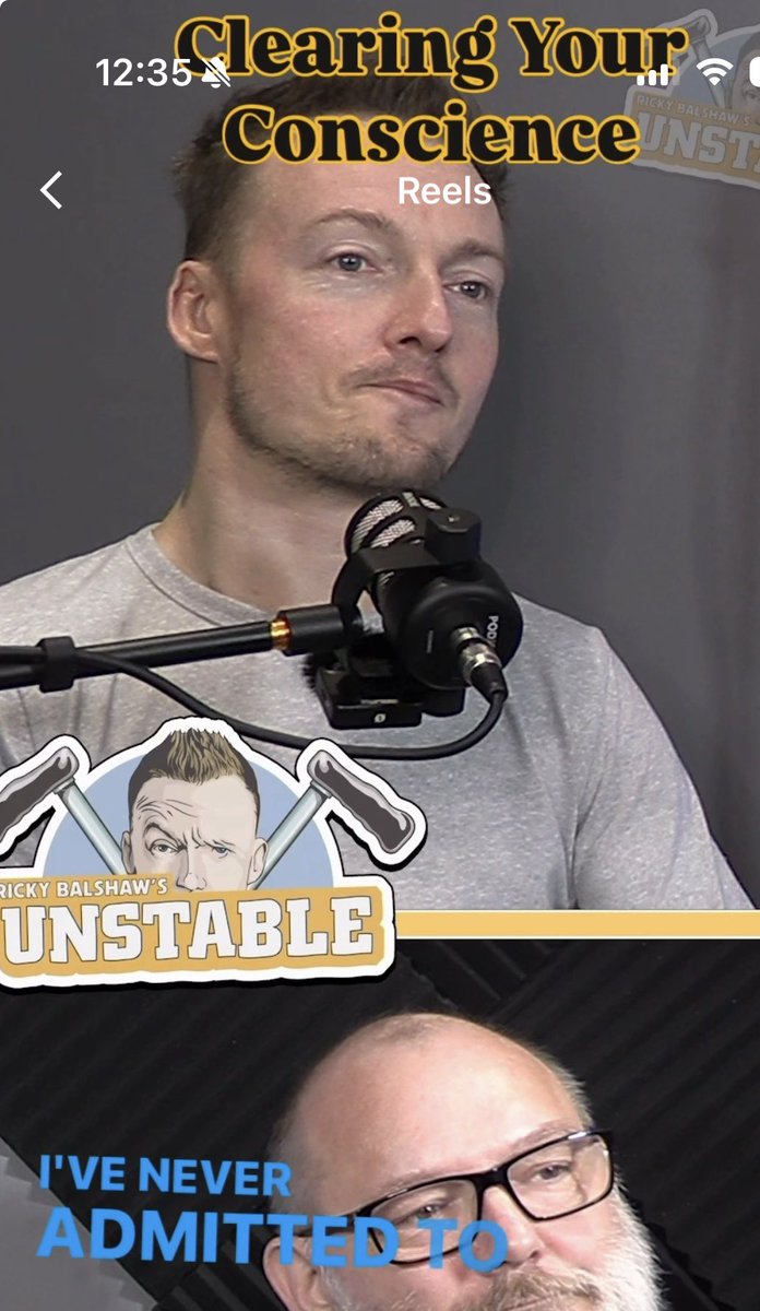 ricky_balshaw's tweet photo. The voice behind the camera clears 15 years of bad conscience! What do you guys need to get off your chest from childhood? #fyp #conscience #guilty #unstable #podcast #funny https://t.co/EluGtjInJi