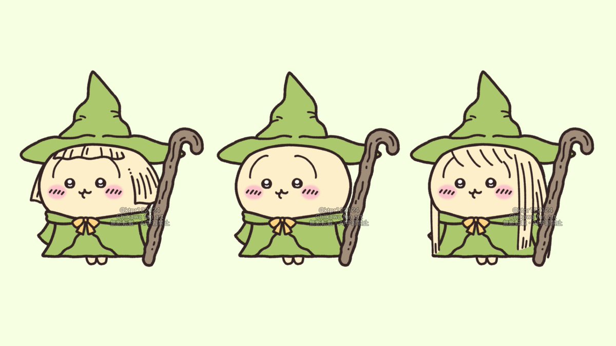 ktpr122124's tweet image. おかっぱ　デフォ　ロン毛
#ちいかわファンアート