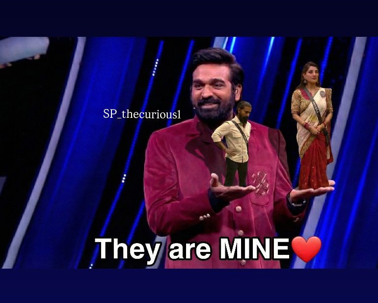 _thecurious1's tweet image. Groupism 💯 😂😂 

#BiggBossTamil9 #BiggBoss9Tamil 
#VijaySethupathi #Prajean #Sandra