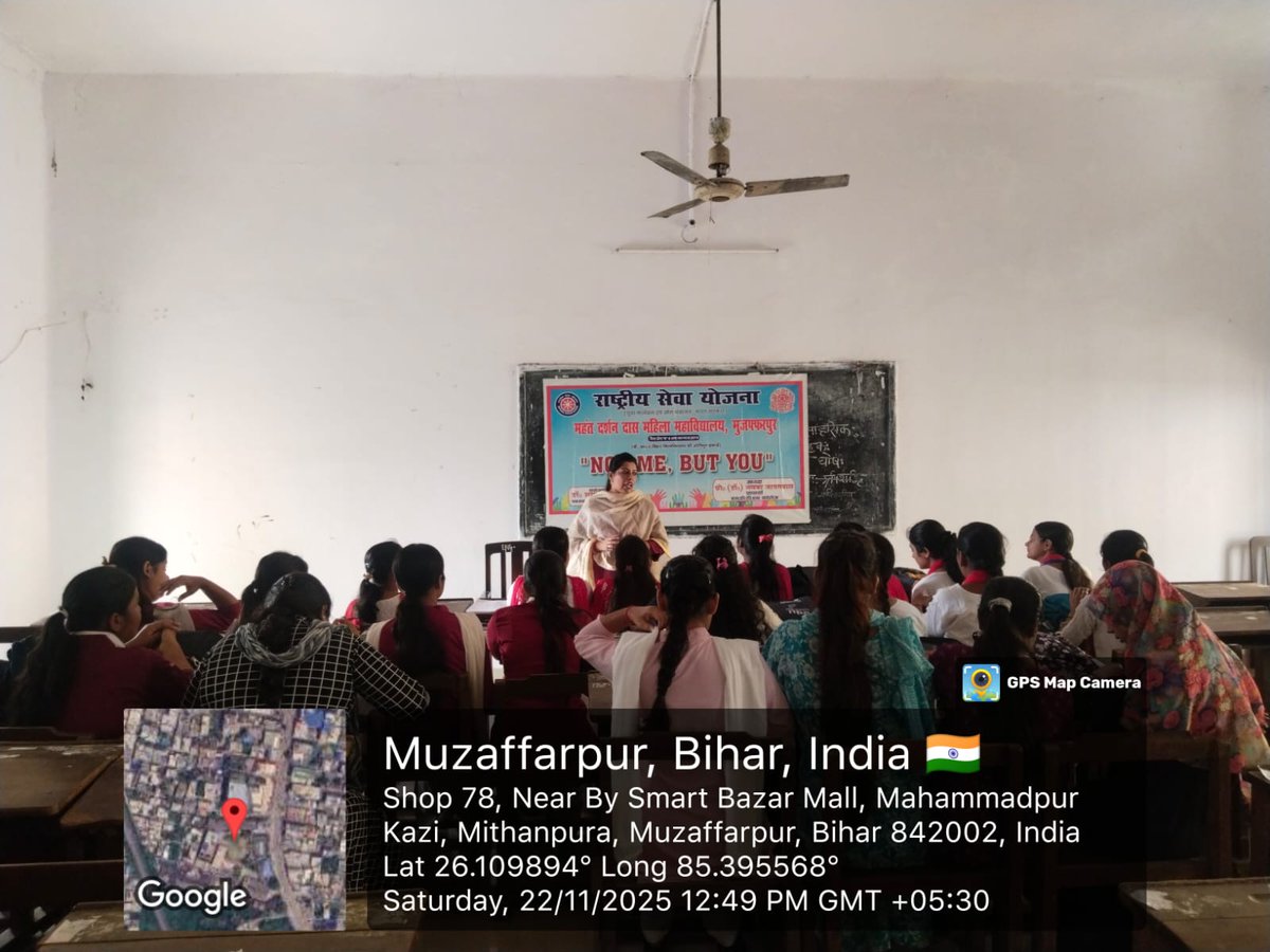 Mddm_Nss's tweet photo. महंत दर्शन दास महिला महाविद्यालय में आज क़ौमी एकता सप्ताह के उपलक्ष्य में राष्ट्रीय एकता दिवस का आयोजन बड़े उत्साह के साथ किया गया। 
@NSSRDPATNA @_NSSIndia @BRABU @mybharatgov https://t.co/OQywUoMOGI