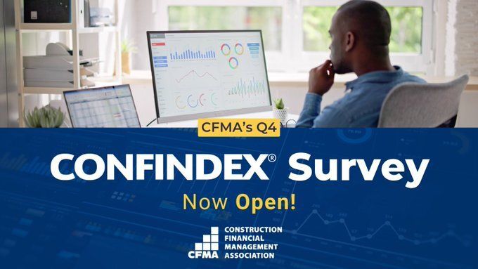 CFMAMASS's tweet image. What’s your Q4 outlook? Your perspective on labor, costs, and market conditions can help uncover what’s really happening in construction finance. Add your insight by completing the Q4 2025 CONFINDEX survey ➤ hubs.la/Q03T3JL90