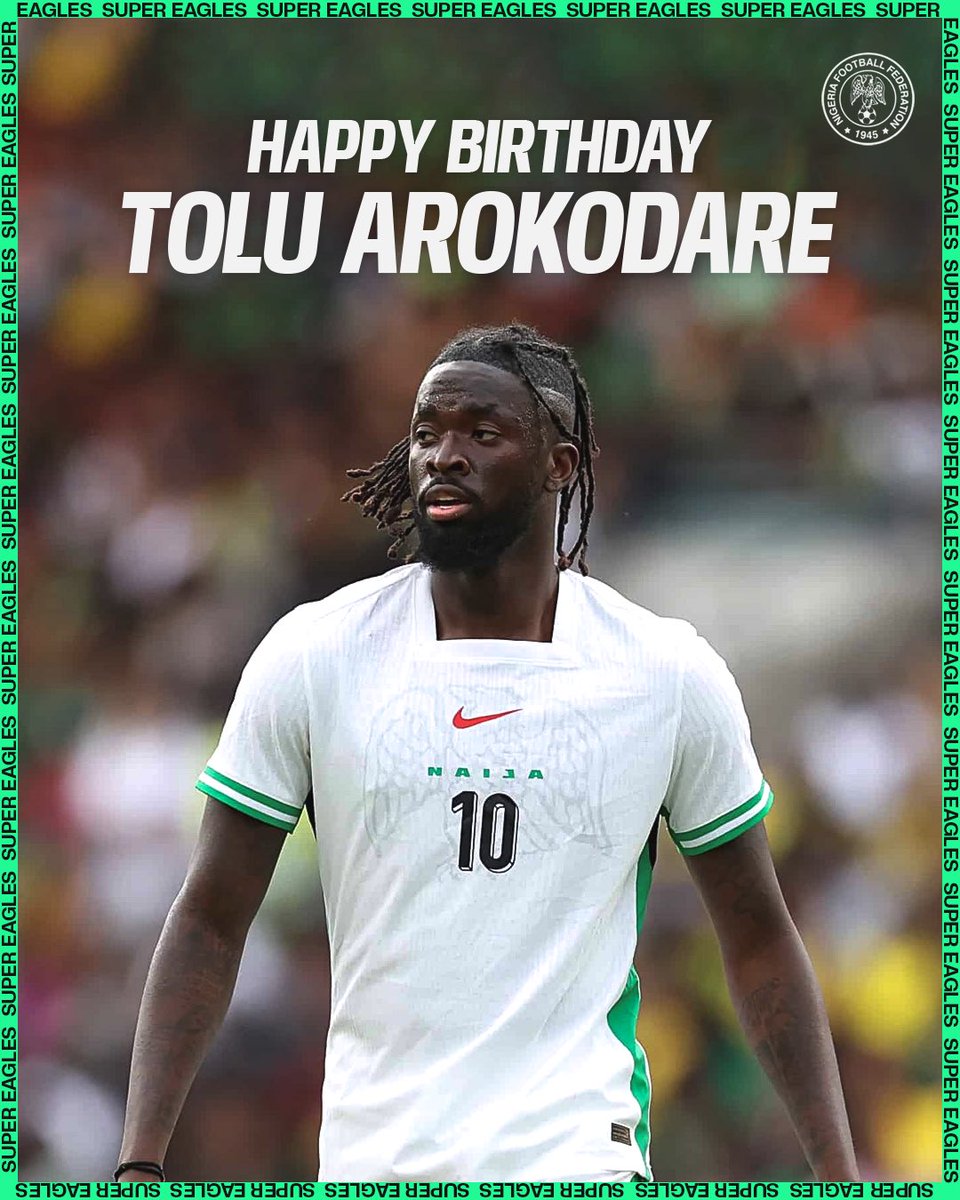 NGSuperEagles's tweet image. Happy 25th birthday, TEA 🫖!