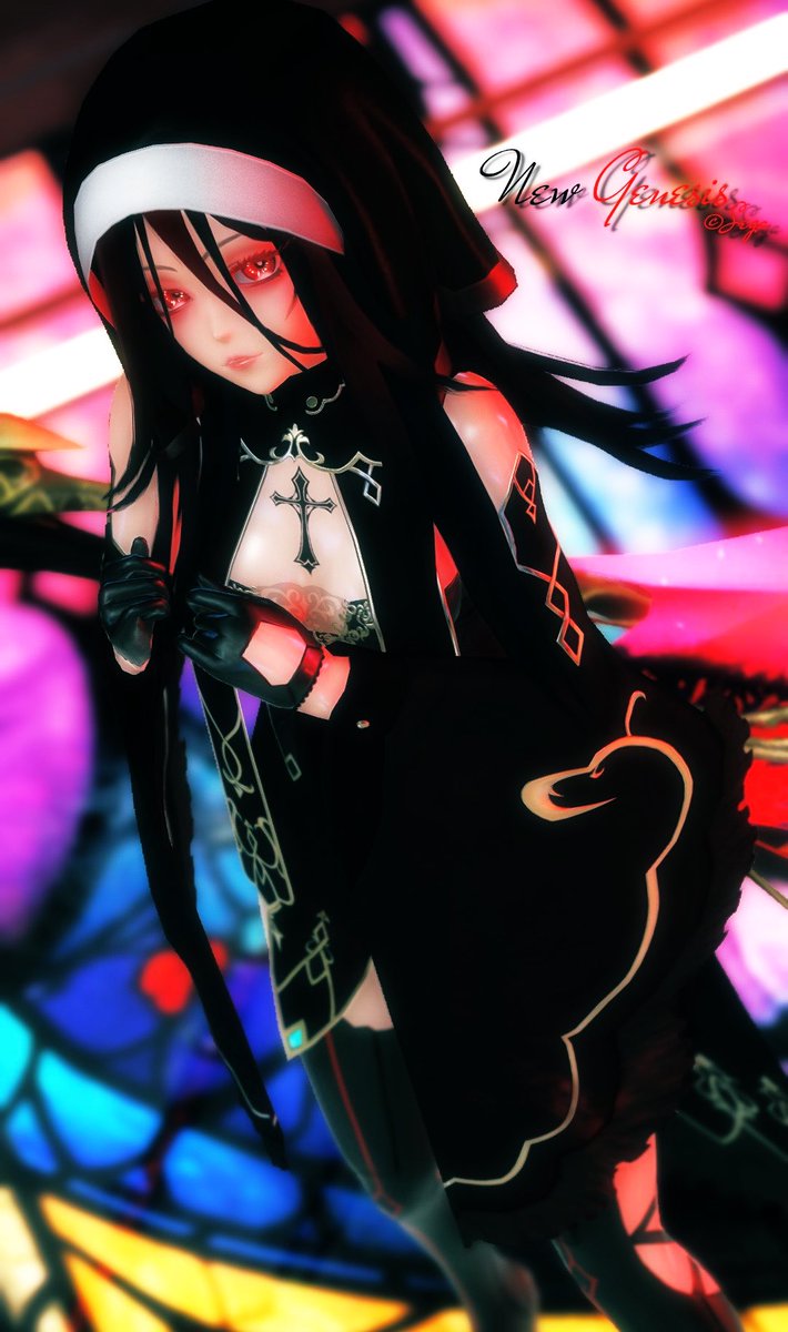 vins_pso2ngs's tweet image. 【N-GothicSister】
シスターに銃とかゴツい武器持たせるの癖💘
#VNGSMemory 
#PSO2NGS