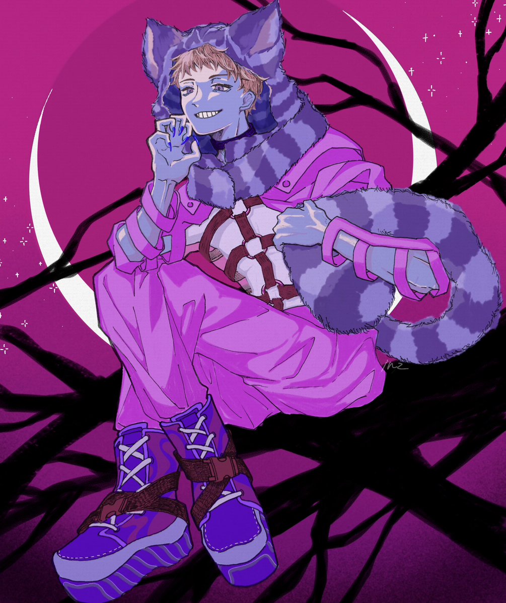 inz_a2753's tweet image. Cheshire ^. .^₎⟆