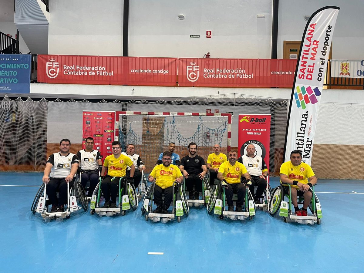 aballcant's tweet photo. ♿️ Hemos debutado con derrota frente a @FutbolistasVCF en la tercera edición de la liga de @futbolensilla https://t.co/tShhqa8I7J