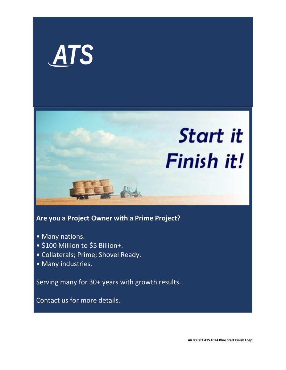 ATSPGroup's tweet image. Stop losing time and equity trying to fix bankability issues later.

Make the project finance-ready from the start.

We can help.

ats-business.com

#Funding #FinanceReady #ProjectDevelopment