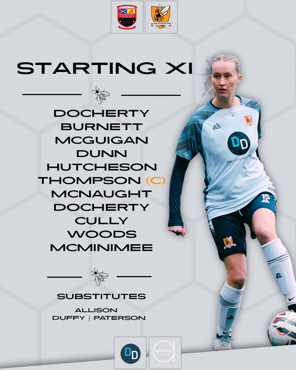 AlloaAthWFC's tweet image. 🐝 | Your Alloa team this afternoon.