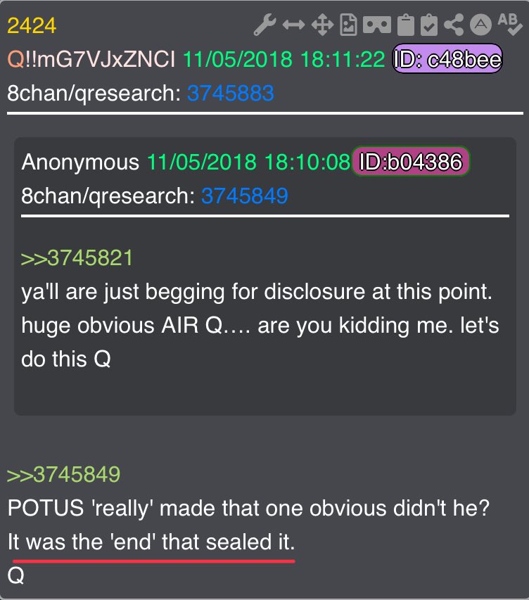 Shanneighteen's tweet image. 11/22 11/22=0.489
2424 
#FourFourFour 
66=#ImNotFromHere 
#ScaredLoveR 
#TrumpCard 🃏
April 11=#MySpace=11.4 
#OkBye=58=#NESARA 💰☮️🎰🩻
#Abundance 
#Peace 
#Technology 
#Health 
#PeaceOnEarth 

open.spotify.com/track/6uktJXU4…