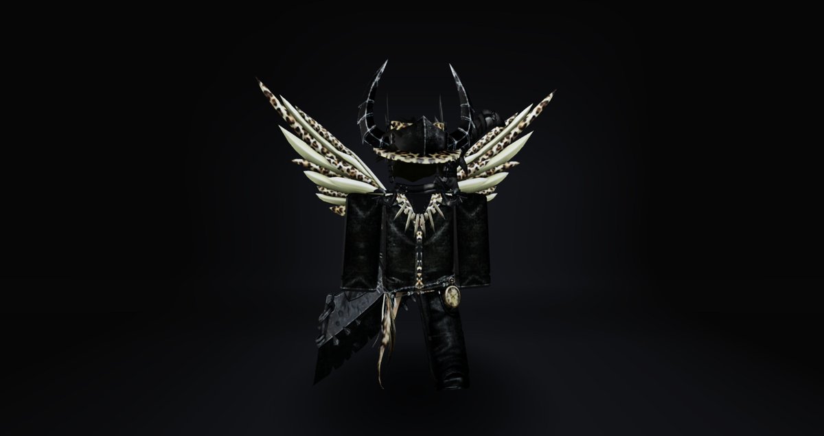 shyxdevy's tweet image. Badass tarnished leopard outfit by Cvlt! 🖤

Our catalog: roblox.com/catalog?nl=tru…
(find discord server in bio)
___
#robloxavatar #robloxoutfit #RobloxUGCLimited #robloxugc #SxDugc