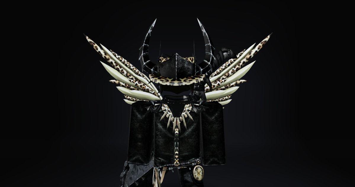 shyxdevy's tweet image. Badass tarnished leopard outfit by Cvlt! 🖤

Our catalog: roblox.com/catalog?nl=tru…
(find discord server in bio)
___
#robloxavatar #robloxoutfit #RobloxUGCLimited #robloxugc #SxDugc