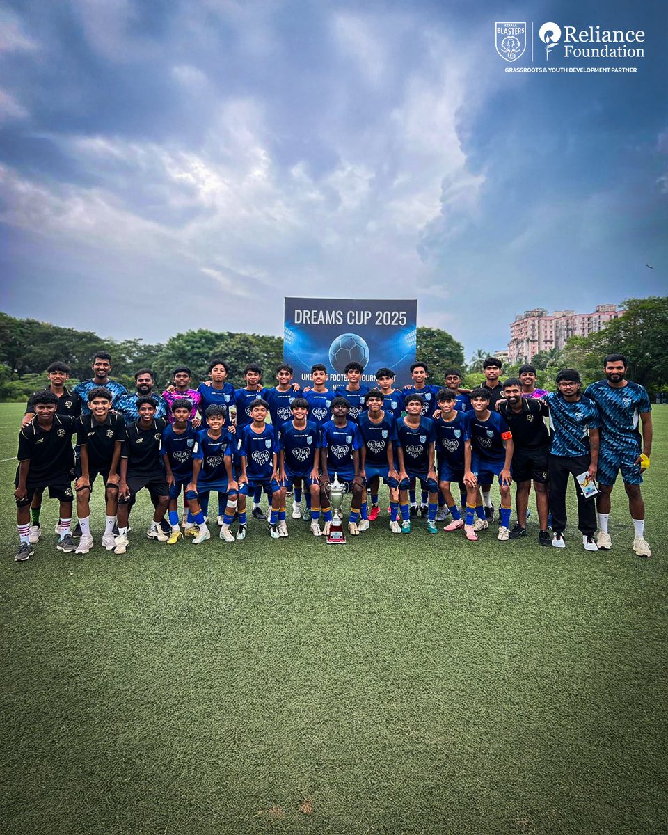 kbfc_academy's tweet image. A perfect end to an amazing run for our boys in the Dreams Cup 2025/26 🤩🏆

#BlastersAcademy #KeralaBlasters #KBFC #EDFAChampionship