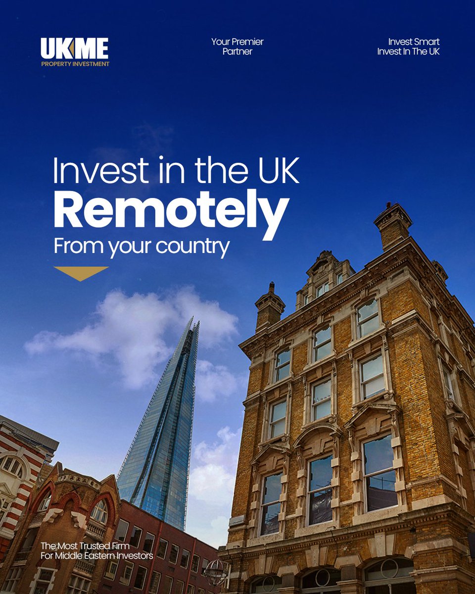 UKMEProperty's tweet photo. Invest with an advantage.

UKME secures UK properties, helping you start with instant equity, plus +6% rental income and +3% capital appreciation.
Invest smart, invest in the UK.

Take your first step with UKME. https://t.co/YFbcI9Jz3H