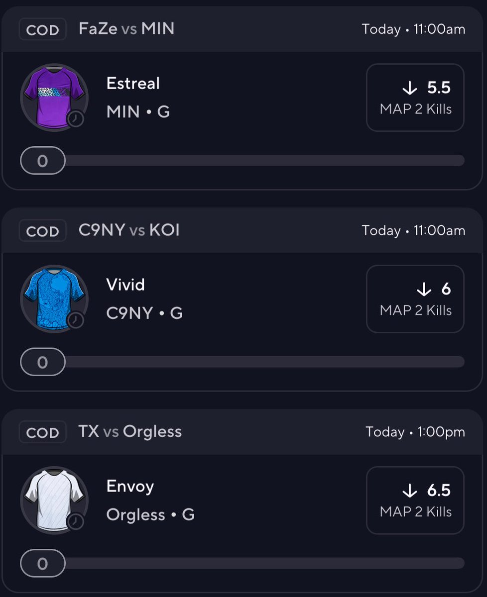 CC_Props's tweet photo. Public COD Slips 👾🔫
Like if tailing ❤️🔥🔥
#COD #PrizePicksCOD #dfs #Gambling https://t.co/qldlVXvUjb