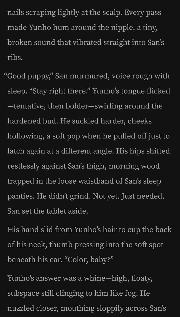 actually want to gatekeep this one at first.. but 🤓☝🏻 here, have some intern puppy!yun mimik cucu ke milf model!nat. <3