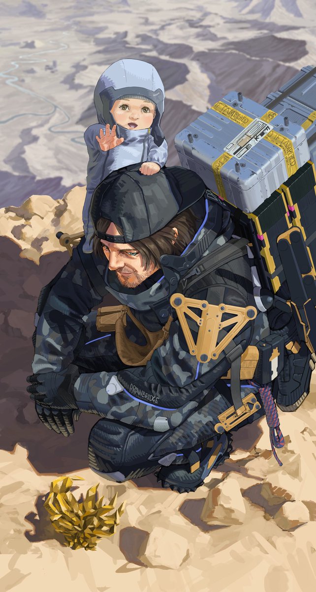 デスストランディング2のサムとルーを描きました！👍
小島監督から受ける感動は私の創作の要です🫡

#DeathStranding2 #デスストランディング2 #illustration #イラスト