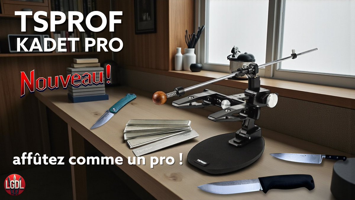 L’affûteur TSPROF "KADET Pro" est en ligne sur ma chaîne YouTube 👉 youtu.be/EOy8Lzc9W3s?si…

#tsprof #knives #couteaux #sharpening