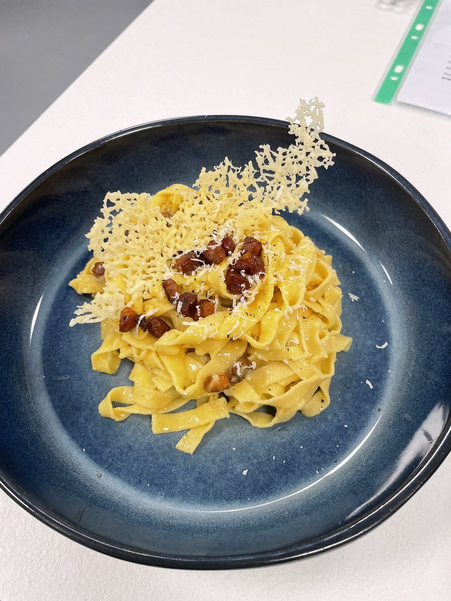 Noah and Olivia took part in the <a href="/SBFutureChef/">Springboard FutureChef</a> competition at <a href="/FVCollege/">Forth Valley College</a> Stirling on Friday and produced two fantastic dishes. 

Very proud of both and amazing that Olivia won with her Cajun Spiced Salmon with charred leek roasted potatoes and steamed asparagus.

<a href="/wallacehighsch/">Wallace High School</a>