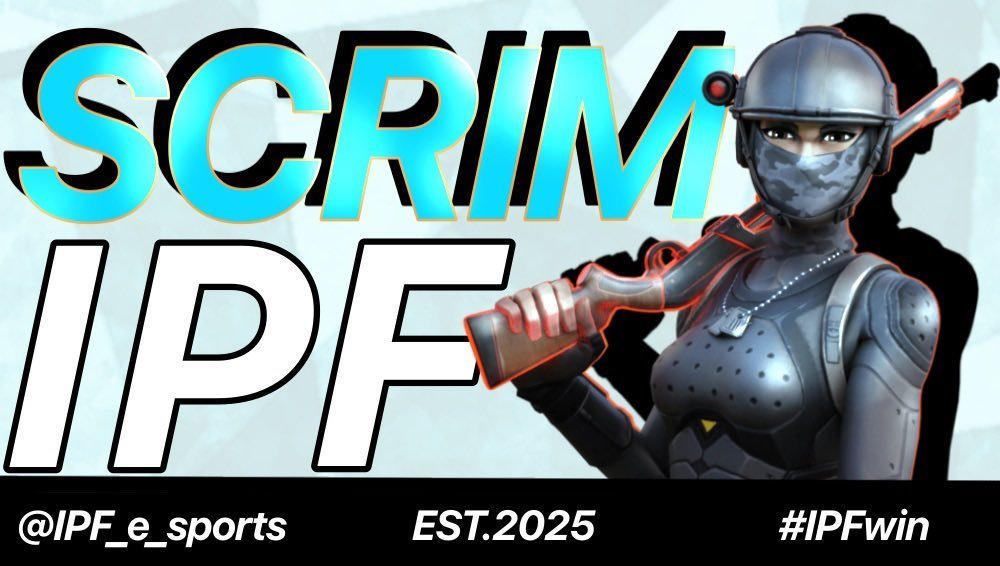 IPF_e_sports's tweet image. ≪IPFスクリム≫

モード：ソロラガ5r
賞金：1r 100Pay
カスタムキー🔑：2150

【条件】
@IPF_e_sports
@LTW_eSports
@rmchu_dayo
@Montgomery00921
のフォロー
❤️♻️、#賞金付き で引用
ルールなどはリプ記載