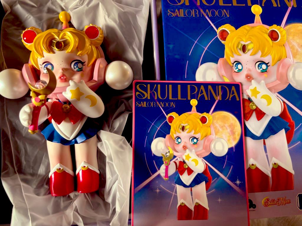 スカルパンダ #セーラームーン #popmart スカルパンダ、先生の直筆