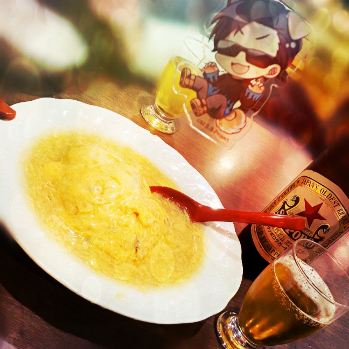 sume4su_suisui's tweet image. 天津飯台湾ラーメン旨辛777

#ソウルメイト酒飲み部
#ソウルメイトグルメ部 
#MSSPフォト