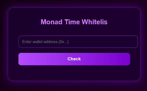 Drop your MON wallet address 🎁

Check List WL
monadtime.netlify.app

Like,RT
