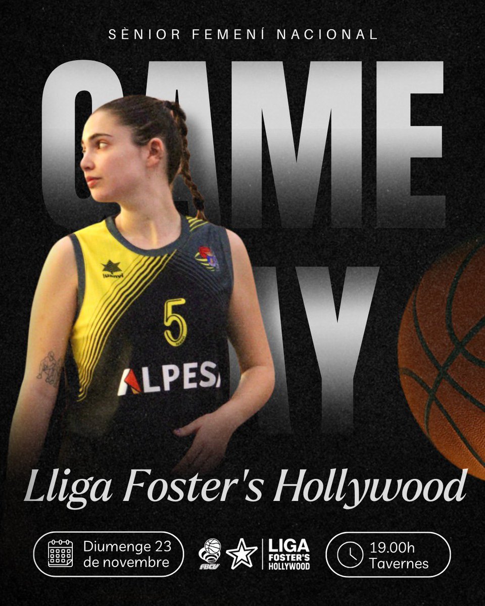 💥 𝐆𝐀𝐌𝐄𝐃𝐀𝐘 | 𝐒𝐄̀𝐍𝐈𝐎𝐑 𝐅𝐄𝐌𝐄𝐍𝐈́ 𝐍𝐀𝐂𝐈𝐎𝐍𝐀𝐋 💥

🎟️ Lliga Foster’s Hollywood | Jornada 6
🗓️ Diumenge 2 de novembre | 19.00h
🆚 C.B. Petraher
📍Pavelló Cobert Carlos Pellicer