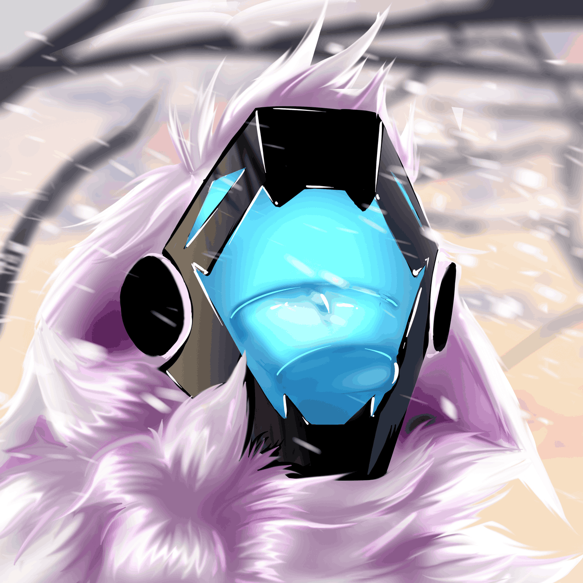 proot catching snow :3