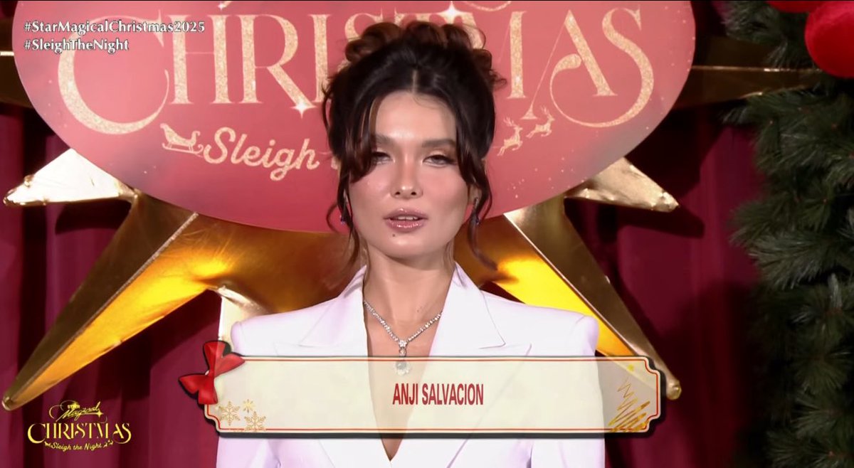 kowalerts02's tweet image. No more bad boys!

Anji Salvacion for Star Magical Christmas 2025 Red Carpet 

#StarMagicalChristmas2025 #SleighTheNight