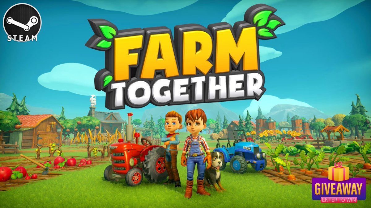 SteamGamesPC's tweet image. 🎁#GIVEAWAY - 🌾&quot;Farm Together&quot;🌾 1 x Steam Key

Steps to Enter ⬇️
👥 Tag a companion
🔄 RETWEET 
✅ FOLLOW 👉🏾 @SteamGamesPC @blizbling @DigitalArt___ @PlayStationGN
 
⏰Winner will be announced in 12 hours!
📧DM me to sponsor a giveaway like this.
#Giveaways #FreeGame