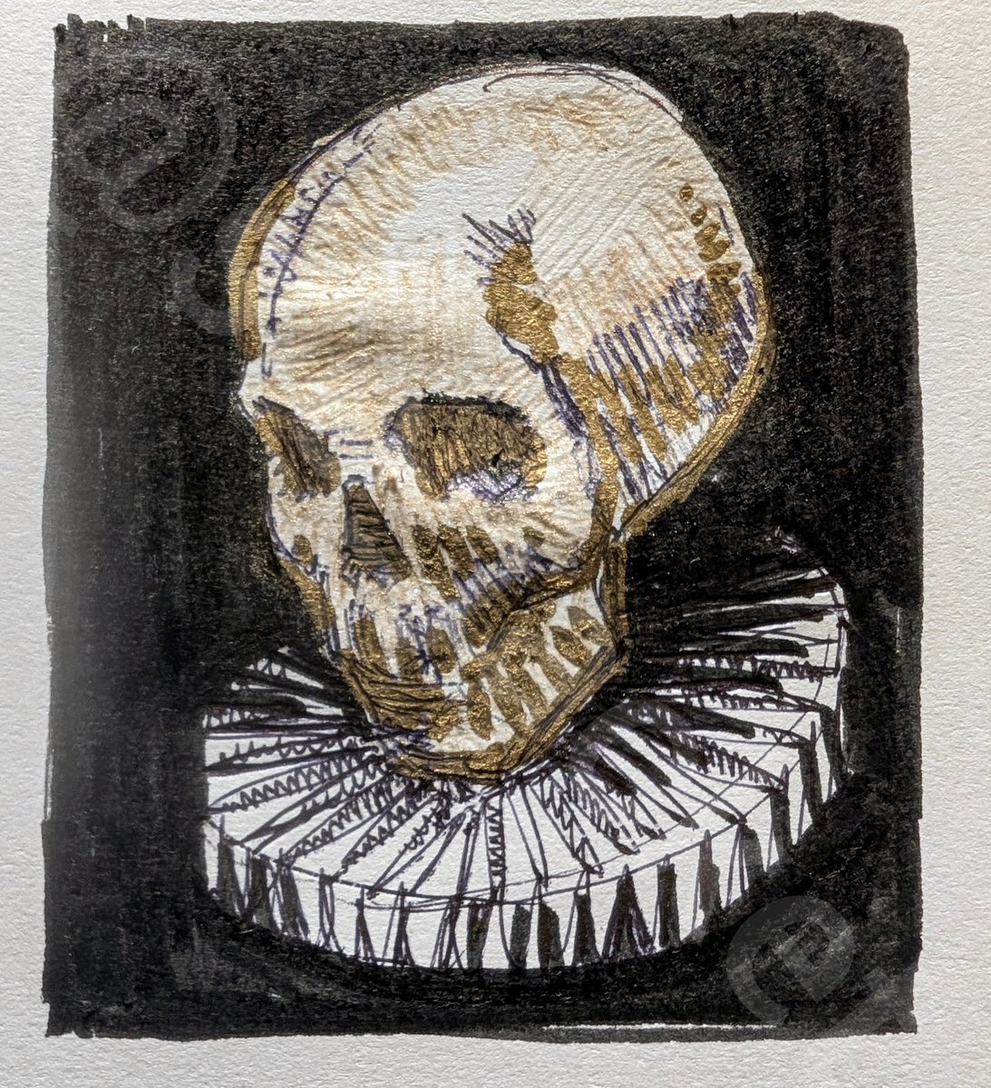 例の如く
色々なペンで落書き