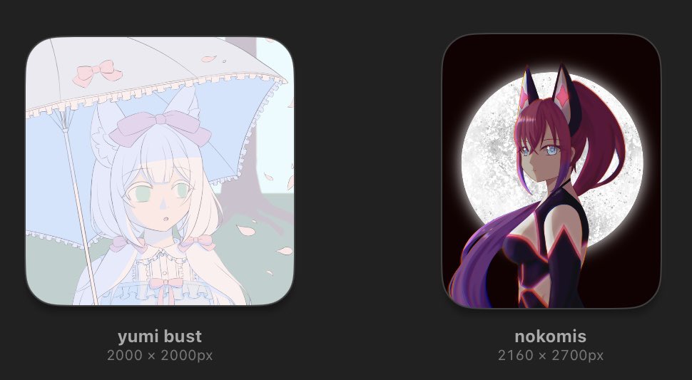 riensaur's tweet photo. Amused by how it looks like yumi is pining for nokomis but the latter is looking at us instead https://t.co/Or2EhvxCEV