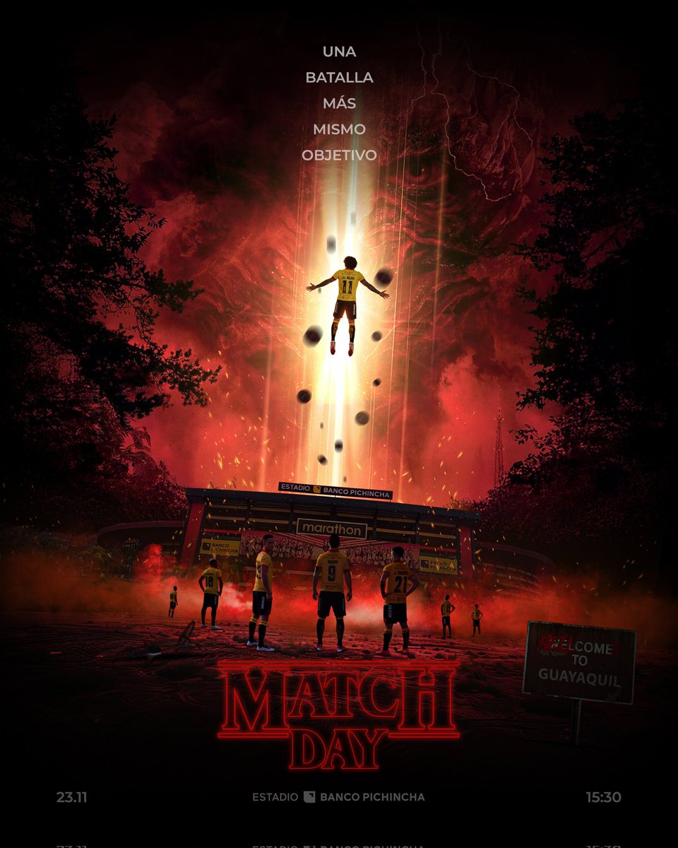 ¡ǝʇuǝƃ ɐɹʇsǝnu uoɔ 'ɐsɐɔ ɐɹʇsǝnu uƎ¡

Hoy desde las 15h30 #BSCvsLDUQ en el Estadio Banco Pichincha 💛 

#LigaEcuabet 
#BarcelonaSomosTodos