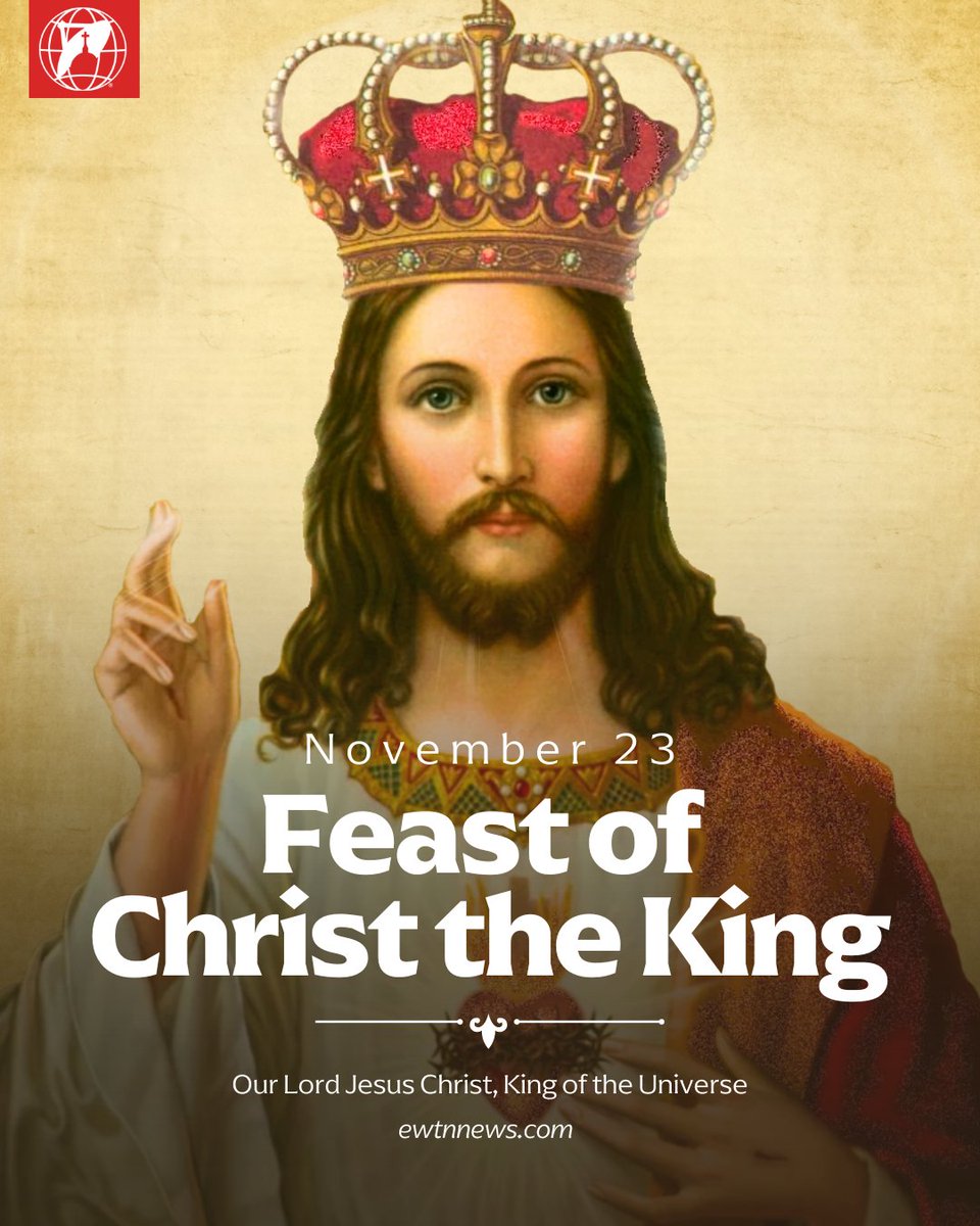 Today, Sunday, November 23, the Catholic Church celebrates the Solemnity of Our Lord Jesus Christ, King of the Universe; also known as the Feast of Christ the King.

Christ the King is one of the most important titles of Jesus. Even though Jesus Christ was not a king in the