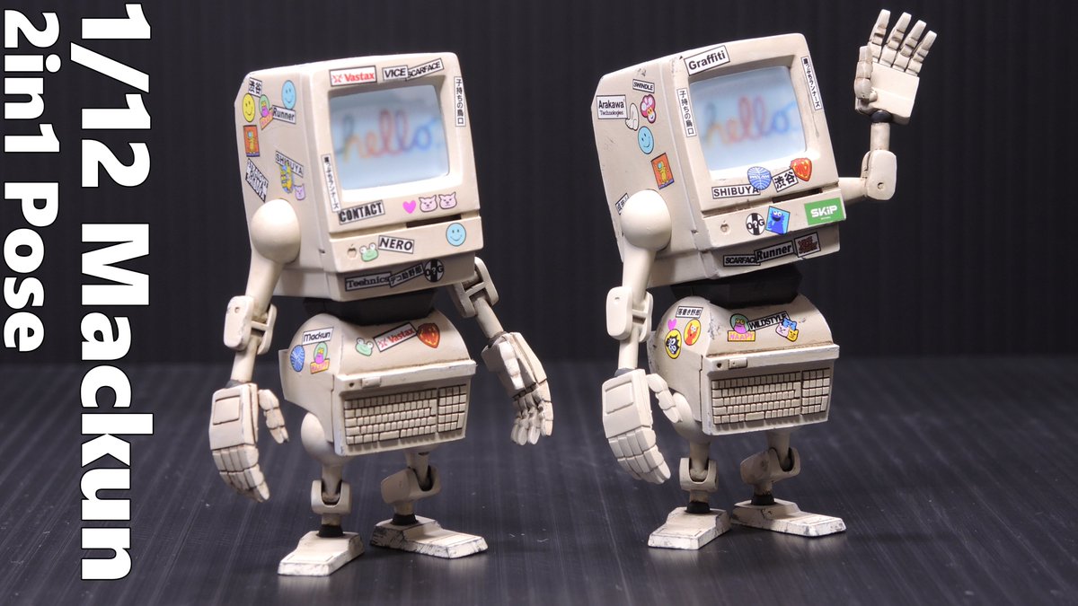 satowryou's tweet image. 11/30(日)に開催する【となりのモケイフェスティバル８】に参加します！
ラインナップは以下の通りとなります～👍

★新作
『1/12 カセットマックン』￥3,200（会場限定品）
『1/12 スプレーマックン』￥3,200（会場限定品）

■通常品
『1/12 Mackun 2in1 Pose』 ￥2,700（会場価格）
『1/7 Kei And…