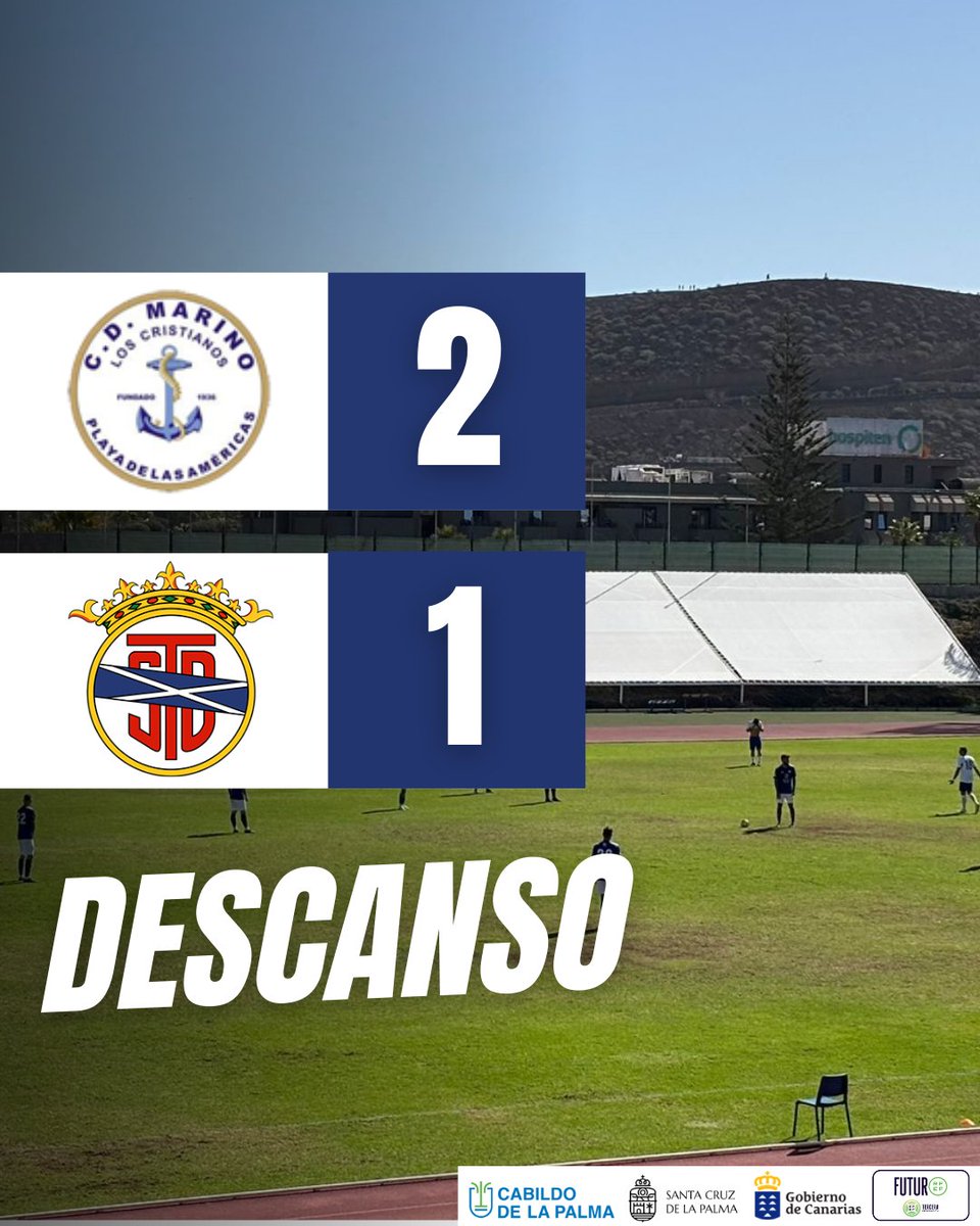 SDTenisca's tweet image. #EnDirecto | Primer Equipo 

➡️ Descanso. El Tenisca se repone tras ir perdiendo 2-0 y logra recortar distancias en el 45&apos; por medio de Amai. En el 50&apos;, gol anulado muy protestado por todo el equipo blanco. 

Marino 2-1 Tenisca 

#LaFuerzaDeUnaSociedad