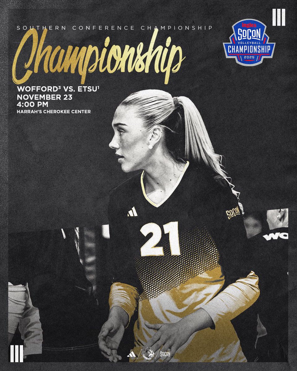 WoffordVB's tweet image. 𝐈𝐭 𝐚𝐥𝐥 𝐜𝐨𝐦𝐞𝐬 𝐝𝐨𝐰𝐧 𝐭𝐨 𝐭𝐡𝐢𝐬

🆚 No. 1 ETSU | 🕦 4:00 PM | 📺 ESPN+ CW62 | 🏟️ Harrah’s Cherokee Center | 🏆 SoCon Championship

#ConquerandPrevail #ForTheW
