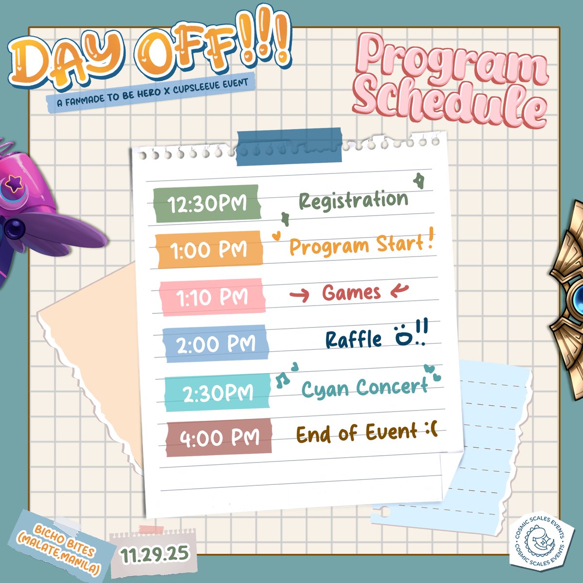 Cosmic Scales Events tweet media