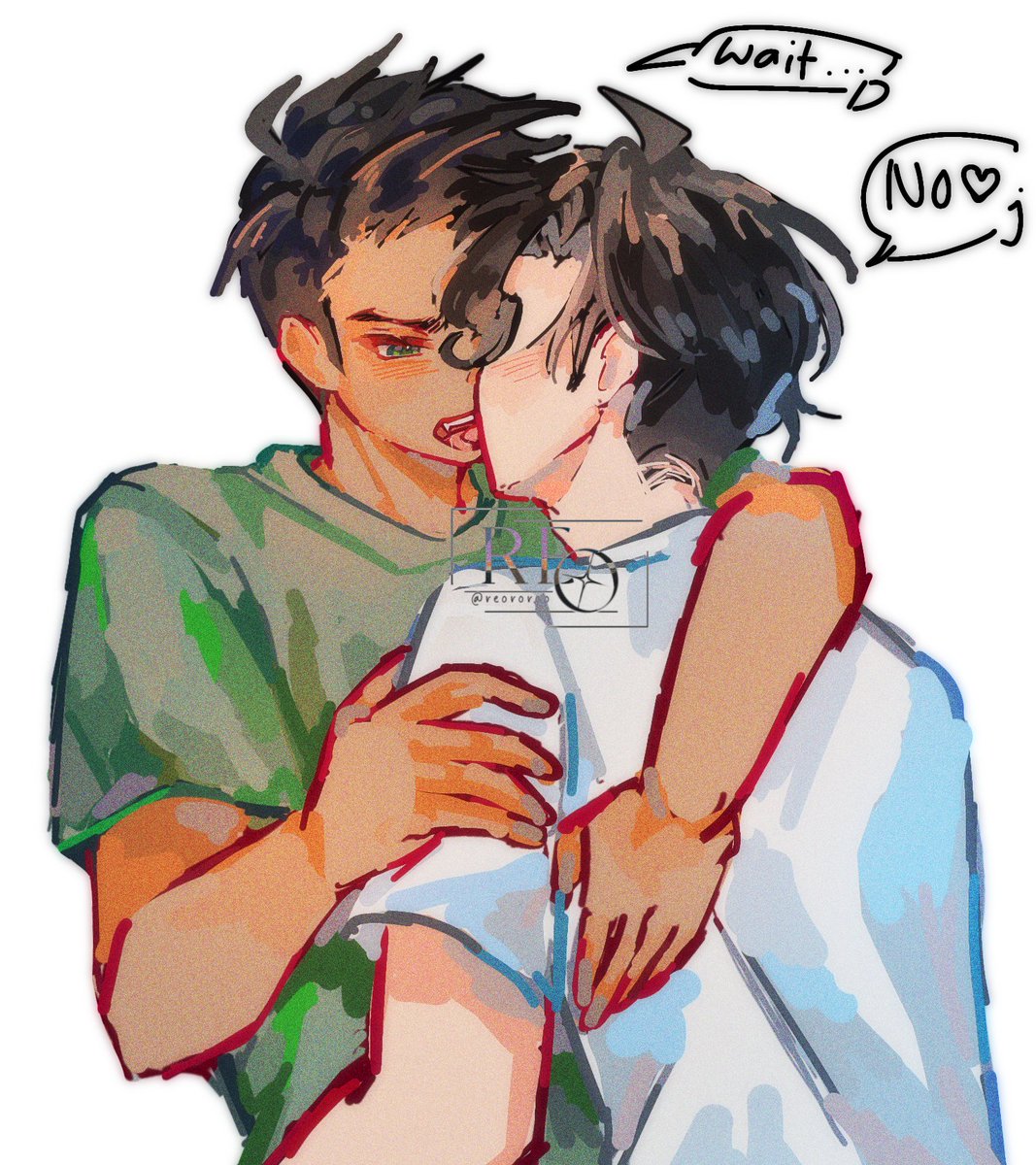He won alright, he gets the kiss he wants. 😌
#jondami