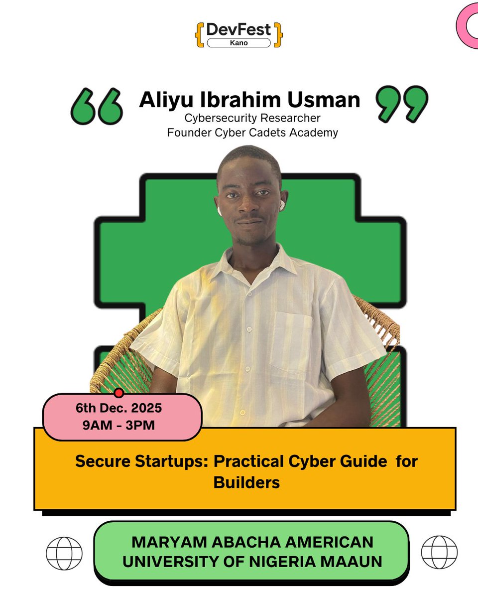 The lineup just got hotter! 🔥

We are excited to announce our speaker for #DevFestKano2025!