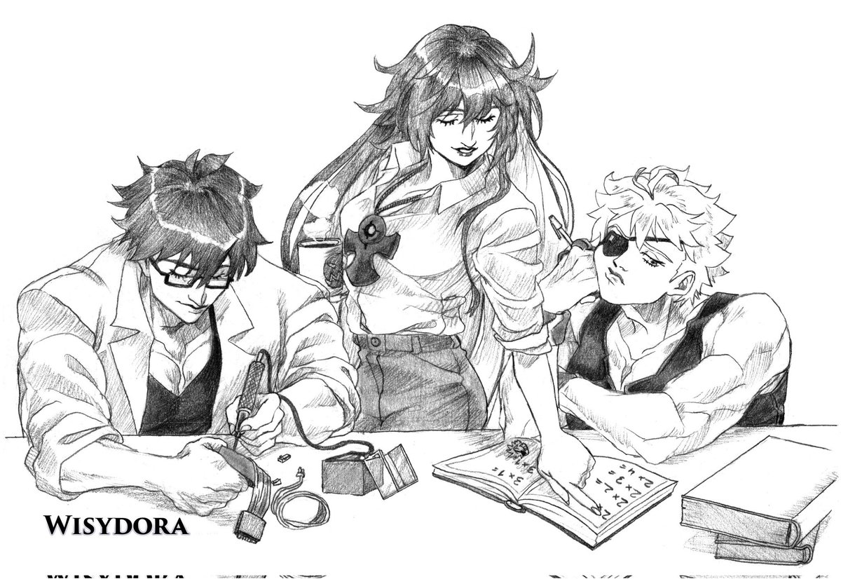 wisydora's tweet image. I live for cozy Frederick and Jack-O enjoying their life~ obviously, Sin is there too💙