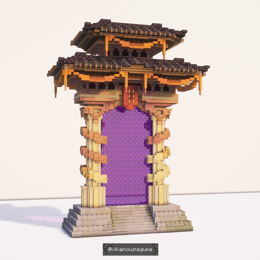 legumebuilds's tweet image. Asian Inspired Portal Design
—————————————
🏷️- #Minecraftbuilds #minecraft #minecraftinspiration #minecraftart