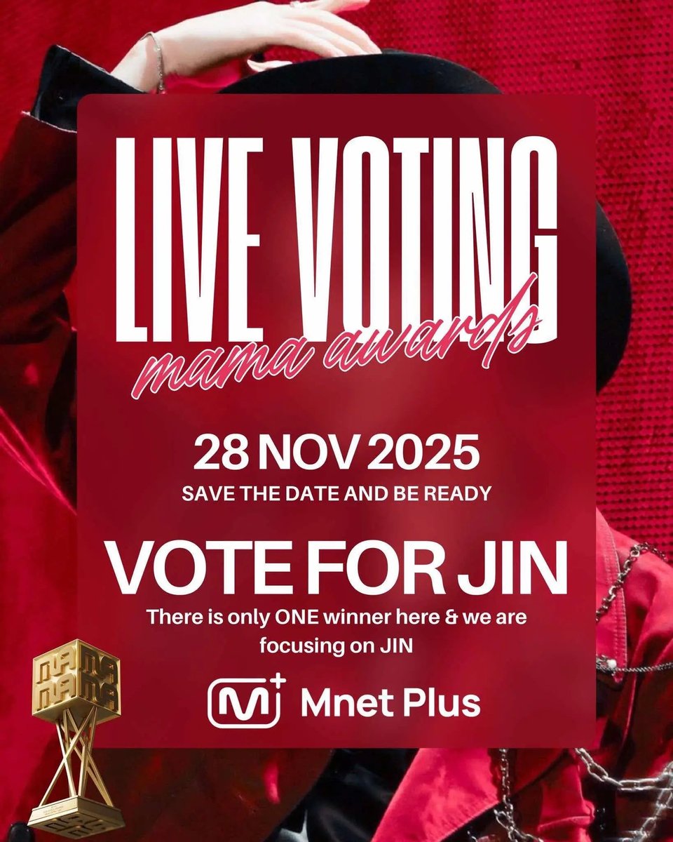 MASS POST PAGE ARMY VIỆT NAM. MỌI NGƯỜI RT+ RL HASHTAG BÊN DƯỚI NÀY NHO

V-ARMY READY FOR JIN
#VARMYONFIRE
#MAMA2025LIVEVOTEFORJIN