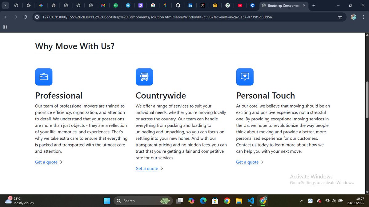 abdoul_black_95's tweet image. Built a clean, responsive hero section today using Bootstrap 5 — navbar, buttons, layout utilities, and a touch of custom CSS.

Bootstrap really makes UI development fast and structured. 🔥

github.com/blackabdoul/bo… 🚀

#Bootstrap #FrontendDev #WebDev #CodingJourney #HTML #CSS