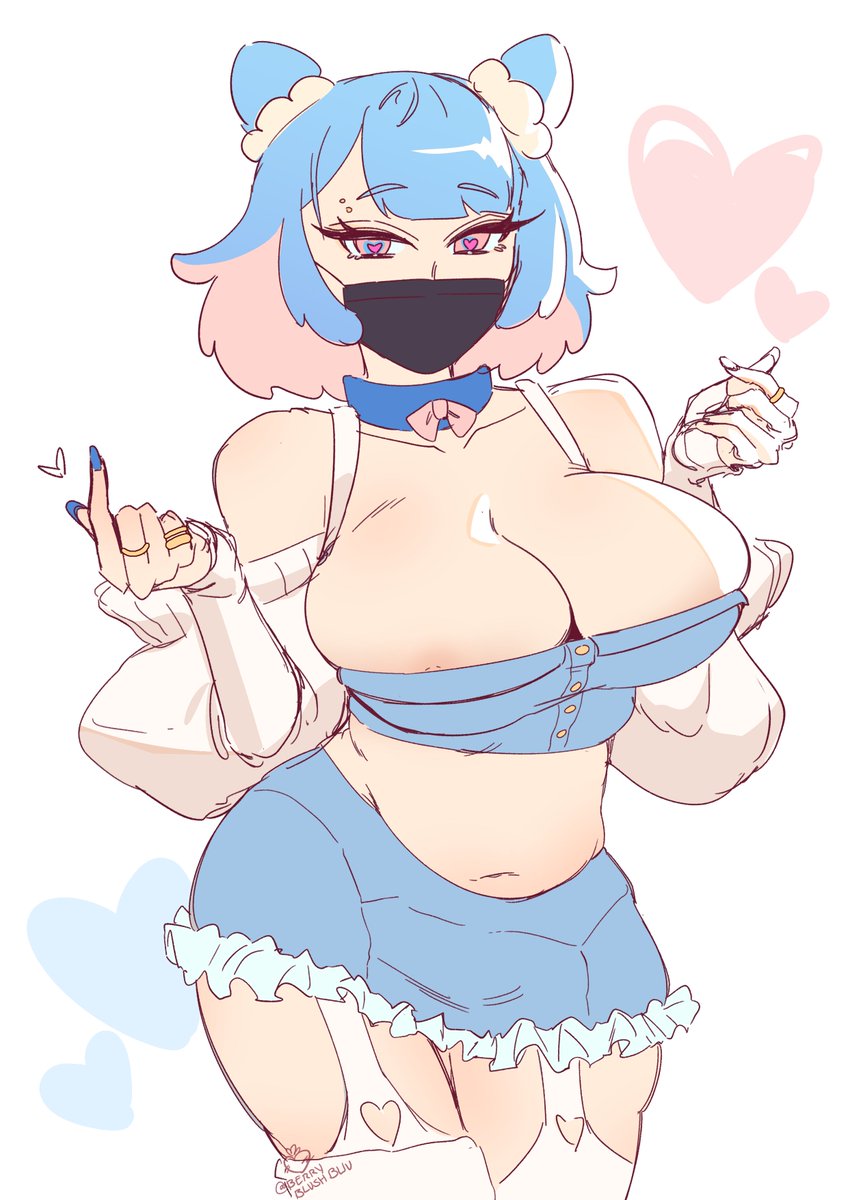 berryblushbuu's tweet photo. [OC/MASCOT] ❤️🫐❤️ https://t.co/xx4BhBLs1w