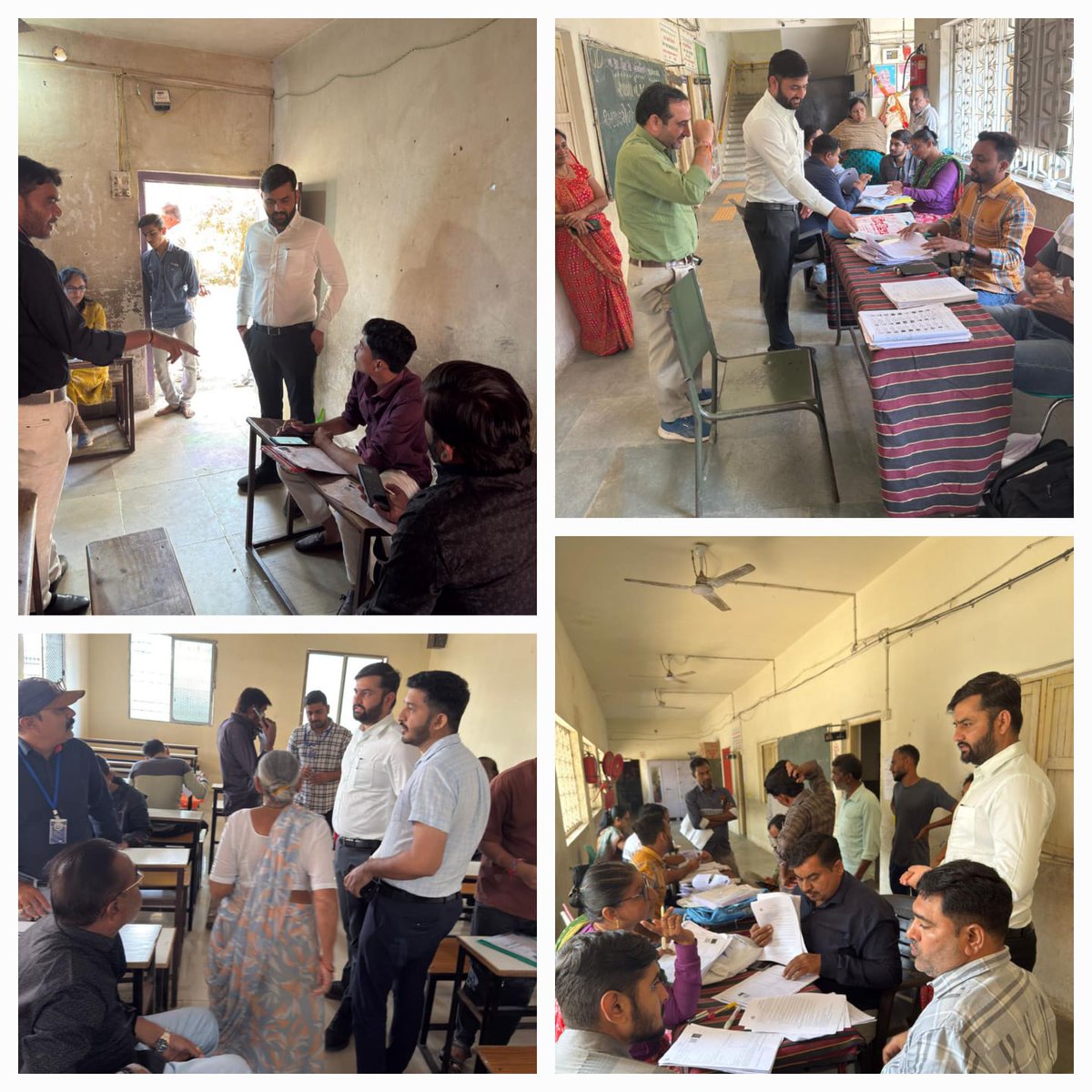 CollectorJamngr's tweet image. મતદારયાદી સુધારણા કાર્યક્રમ-૨૦૨૬ અંતર્ગત યોજાયેલ ખાસ કેમ્પ અન્વયે મતદાર નોંધણી અધિકારીશ્રી, ૭૯-જામનગર દક્ષિણ દવારા વિવિધ મતદાન મથકોની મુલાકાત લઇ BLOs ને તમામ મતદારોની વિગતો મેળવી એક પણ મતદાર બાકી ન રહે તેમ કામગીરી કરવા સુચના આપવામાં આવી.
@ECISVEEP @CEOGujarat @infojamnagargog