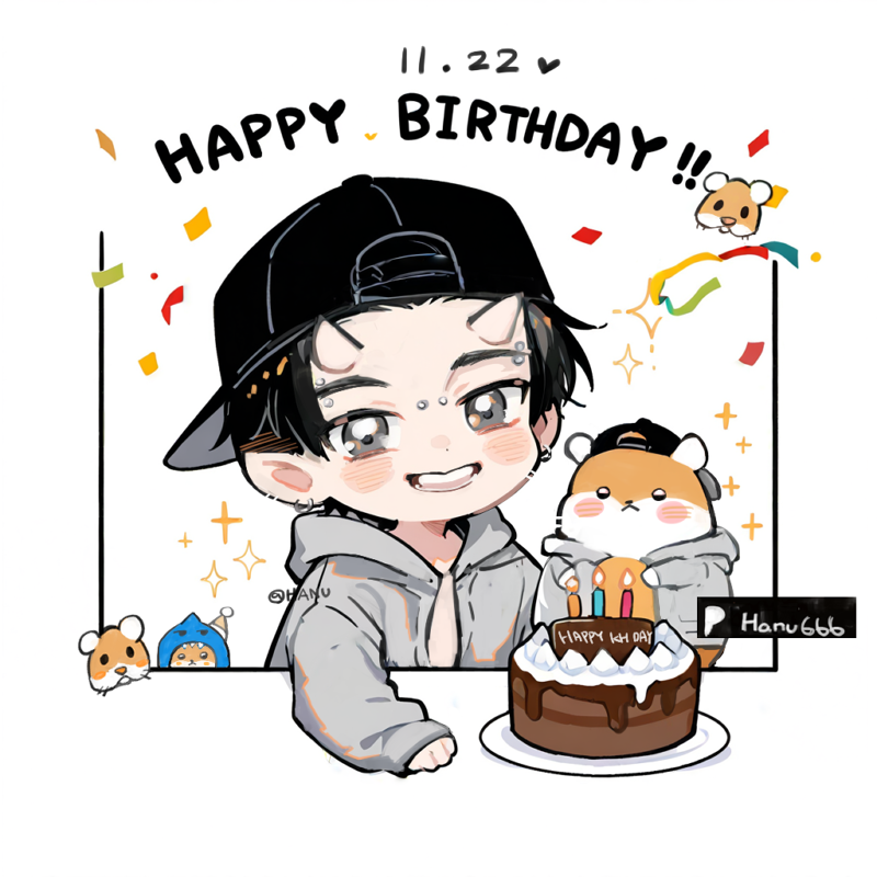 Hanunu666's tweet photo. 太忙遲到了QQ
祝我們鼠鼠大主唱 生日快樂 身體健康🎂
能一直繼續唱歌給我們聽!!🐹
#HBDtoKIHYUN #선물같은기현DAY_1122 https://t.co/xQXRWXtbzG