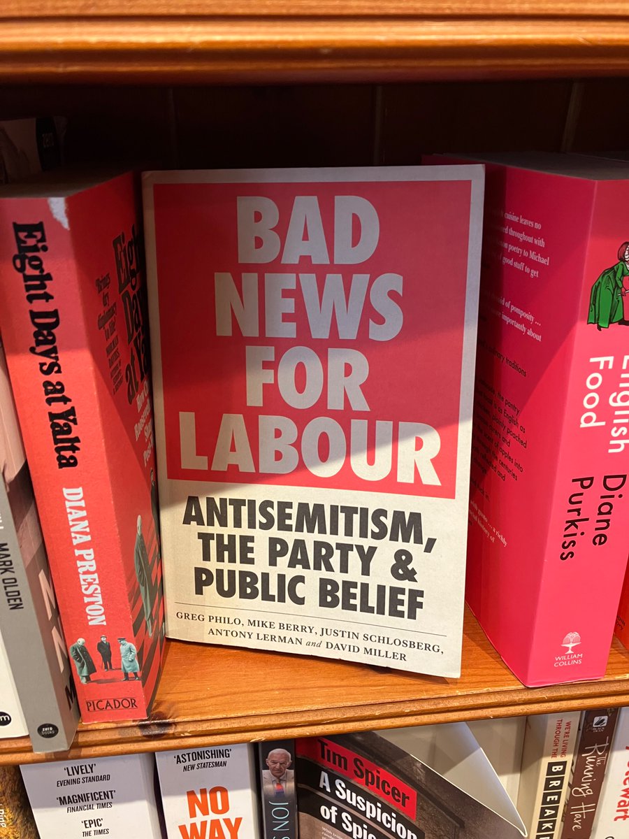 joshglancy's tweet image. Curious that @Dauntbooks in Hampstead are selling a book on antisemitism by … the openly antisemitic David Miller