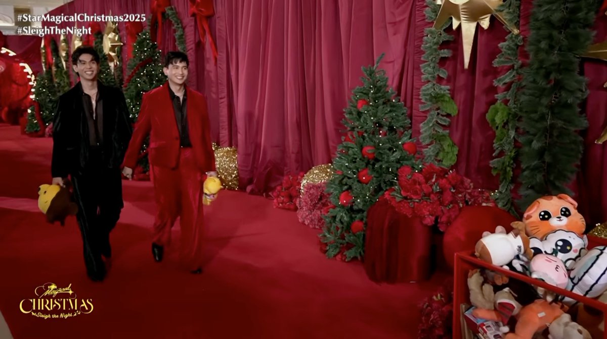 KapamilyaTFC's tweet image. So lovely couple! It&apos;s #DingdongBahan and #PatrickRamirez of #DongPat 💞🥰😍

Catch your fave #StarMagic artists on #StarMagicalChristmas2025 LIVE via Star Magic YT and #iWant! ▶️✨

📸 via Star Magic/ YouTube

#SleighTheNight